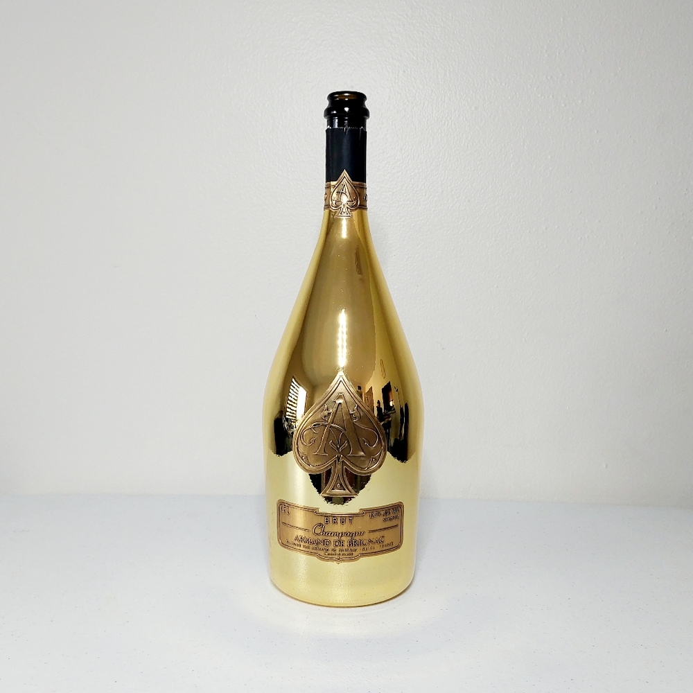 Ace of Spades Brut Gold EMPTY Champagne Bottle Armand De Brignac 750 ml